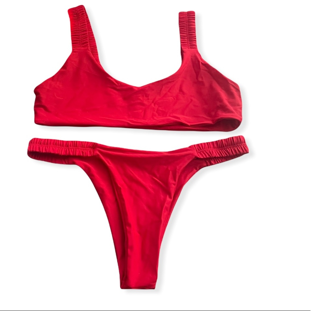 SHEIN red swimsuit